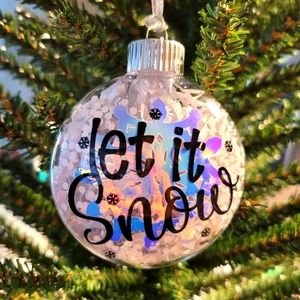 Festive Ornaments - Refillable - Party Decor - Christmas - Unique Gifts - Person